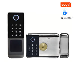 2025 באיכות גבוהה סגסוגת אלומיניום ברזל דלת מנעול משולב כרטיס חכם מפתח גישה חם מכירת סיסמת עיצוב קלאסי - Product Image 2