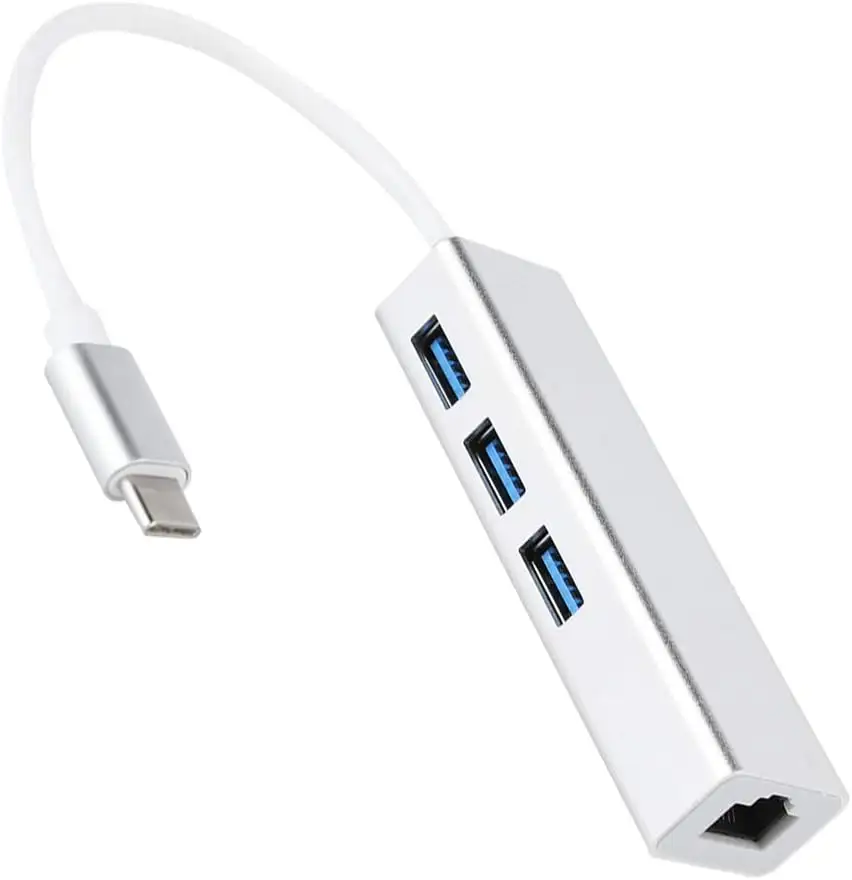 USB C için Ethernet adaptörü RJ45 USB C Thunderbolt 3/tip-c Gigabit Ethernet LAN ağı adaptörü, MacBook Pro için uyumlu