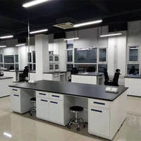 Table de laboratoire en acier de haute qualité Tresage Work Top Table de laboratoire résistante à la chaleur et à la bonne stabilité Table de laboratoire résistante aux produits chimiques