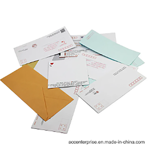 Enveloppe d'emballage d'invitation de <span class=keywords><strong>mariage</strong></span> en papier professionnel texturé bon marché personnalisé Papier kraft durable impression en quatre couleurs - Product Image 4