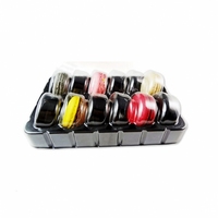 Boîtes d'emballage transparentes personnalisées à 48 cavités pour gâteaux, pâtisseries et macarons, avec plateau transparent pour chocolats et aliments