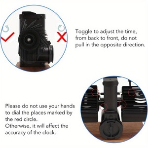 Khuyến mại Retro đồng hồ cổ điển đồng hồ kỹ thuật số pin hoạt động tự động văn phòng trang trí nhà - Product Image 3