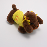 Boneka Anjing Wiener Gaya Baru, Boneka Anjing Lucu dengan Pakaian, Isi Kapas PP, Mainan Anjing Lucu untuk Hadiah Anak
