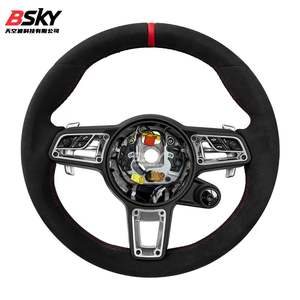Adaptateur de volant en daim <span class=keywords><strong>SC</strong></span> pour <span class=keywords><strong>Porsche</strong></span>, compatible avec les modèles 718, 991, <span class=keywords><strong>911</strong></span>, 992, Panamera, Cayenne, Cayman, vente directe d'usine. - Product Image 1