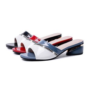 Nouvelles sandales d'été 2026 à talons épais et carrés, style bouche de poisson, pour femme, idéales pour l'extérieur - Vente en gros - Product Image 4
