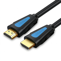 Kabel HDMI Jasoz Berkualitas Tinggi 4K 60Hz 0.5m 1m 1.5m 2m 3m 5m 10m 20m Berlapis Emas PVC Dual Ferrite untuk TV Proyektor Home Theater