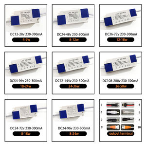 600ma involucro di plastica 2.5kv 4kv protezione contro le sovratensioni led driver 40w 60w 80w driver a corrente costante led - Product Image 5