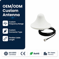 Antena LTE de Techo con Polarización Vertical de 12dBi, Máx. 50W, 5G, 4G, 3G, 2.4G, WIFI, para Amplificador de Señal de Red Interior