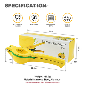 Good Idea Presse à main Presse-citron à usage intensif Kits d'artisanat simples Presse-agrumes de cuisine Presse-agrumes de ménage Presse-agrumes de citron - Product Image 5