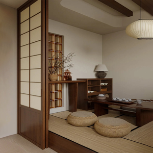 Porte <span class=keywords><strong>coulissante</strong></span> intérieure multi-niveaux en <span class=keywords><strong>bois</strong></span> massif, style japonais, pour restaurant et hôtel – Offre spéciale, prix abordable - Product Image 3