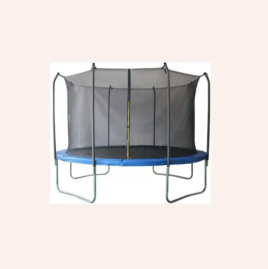 Garantie 1 Jaar Commerciële Jumpoline Trampoline Te Koop Pvc Grote Voet Indoor 10ft Kids Trampoline