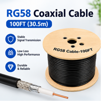 Câble coaxial semi-rigide LMR240 50 Ohm à faible perte pour test RF, longueur personnalisée OEM, vente en gros