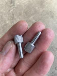 Accordeurs Iconix en métal usiné CNC, finition satinée, pour guitare Prince <span class=keywords><strong>Telecaster</strong></span>, boutons Dean noirs, bouton de guitare empilé, écrou en laiton 12Mx12M - Product Image 5