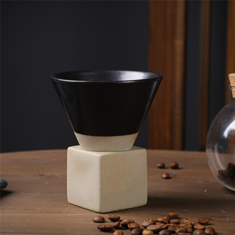 Funnel coffee cup-black 200ml
