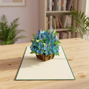 Carte pop-up 3D florale tendance, conçue sur mesure, artisanat en papier fait main, style vietnamien, cadeau d'amour - Product Image 1
