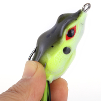 Combinaison de grenouille de leurre de pêche souple en plastique souple topwater snakehead