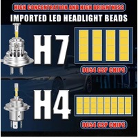 Ampoules de phares de voiture LED haute puissance 40W 12V Plug-and-Play, modèle halogène 1:1 à 4 faces, RD04-P Faros De Led