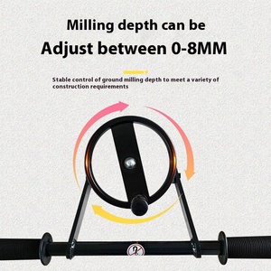 Noyau de moteur de sieste hydraulique électrique, petite machine d'enlèvement de marquage d'asphalte à poussée manuelle, <span class=keywords><strong>scarificateur</strong></span> de béton - Product Image 4