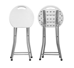 เก้าอี้พับพลาสติกขนาดเล็กน้ำหนักเบาพกพาได้สำหรับตกปลาตั้งแคมป์กลางแจ้ง - Product Image 1