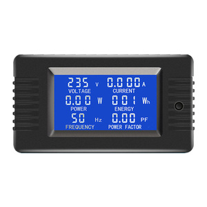 Peacefair PZEM-020 duy nhất giai đoạn AC kỹ thuật số Volt Amp hiện tại <span class=keywords><strong>Meter</strong></span> điện áp Watt năng lượng Hệ số công suất tần số Tester 6in1 220v10a - Product Image 1