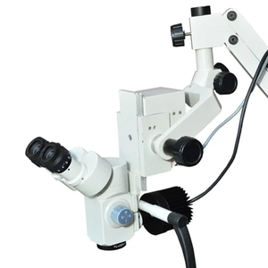 Microscope opératoire dentaire inclinable Tarun Enterprises avec éclairage LED, construction métallique, système optique réglable, haute performance - Product Image 1
