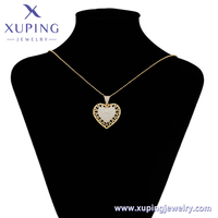 X000743480 XUPING Bijoux Élégant Mode Pendentif Mignon À La Mode Coeur Pendentif Exquis Réaliste 14K Or Couleur Pour Les Femmes