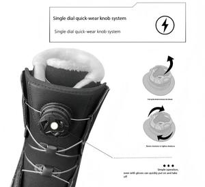 Bottes <span class=keywords><strong>de</strong></span> <span class=keywords><strong>ski</strong></span> à boucle rapide personnalisables, nouvelle collection, mode haut <span class=keywords><strong>de</strong></span> gamme, planche unique, adaptées aux hommes et aux femmes, confortables - Product Image 4
