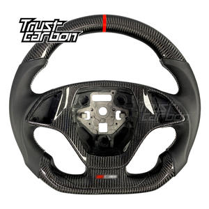 Volante de Fibra de Carbono de Alto Rendimiento Personalizado para <span class=keywords><strong>Chevrolet</strong></span> Chevy Corvette C7 Z06 ZR1 Stingray Z51 Coupé 2013-2019 - Product Image 1
