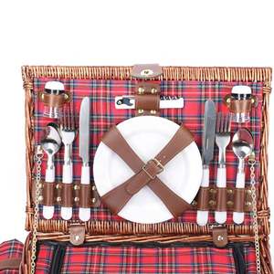 Mode Umwelt Wicker Set Rattan Picknick Korb Für 2 - Product Image 6