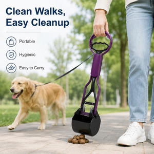 <span class=keywords><strong>Ramasse</strong></span>-crottes en plastique avec pince pour nettoyer les excréments de <span class=keywords><strong>chien</strong></span>, distributeur de sacs à crottes pour <span class=keywords><strong>chien</strong></span>, fournitures pour animaux domestiques - Product Image 3