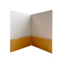 Fabrication de dossiers de présentation en carton personnalisés avec logo, simples, format A4, pour entreprises, avec deux poches