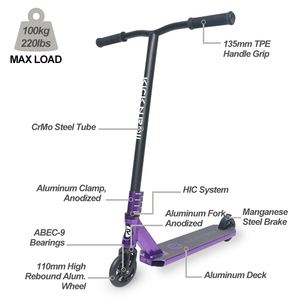 Trottinette de freestyle avec système HIC et roulements ABEC-9 S00315(7680C) - Product Image 5