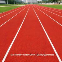 Sistem Lantai Olahraga Elastis untuk Lintasan Atletik Kompleks Olahraga 400m, Pasokan Langsung Pabrik untuk Kampus Filipina