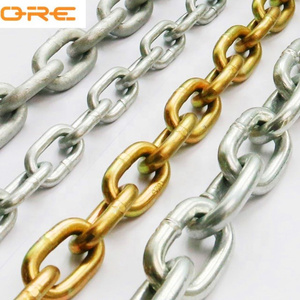 عالية القوة G70 ملحومة سبائك الصلب ربط سلسلة النقل المجلفن ملحومة سلسلة السحب - Product Image 1