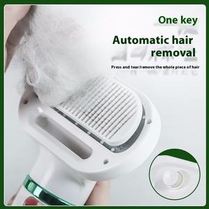 Brosse <span class=keywords><strong>anti</strong></span>-poils pour chats et chiens en ABS avec broches - Nettoyeur de poils d'animaux <span class=keywords><strong>anti</strong></span>-puces Outil de toilettage multifonction - Product Image 4