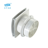 Ventilador de escape doméstico montado en vidrio de pared de 4 ''6'' pulgadas, ventilador de baño silencioso de plástico de 100mm y 150mm con sensor de humedad
