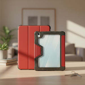 Étui magnétique pour tablette <span class=keywords><strong>iPad</strong></span> Air 11 M3 2025 M2 2024 6ème génération 11 pouces, housse de protection antichoc en cuir PU - Product Image 1