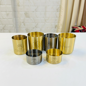 Bougeoir en laiton de pot de bougie le plus vendu et lanterne et cire de soja de pot pour la décoration de la maison de noël bougeoir en métal en vrac - Product Image 1