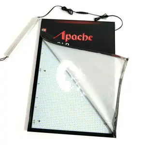Caixas de luz publicitárias Flash de tecido LED Caixa de luz programável piscando tecido macio caixa de luz retroiluminada dinâmica
