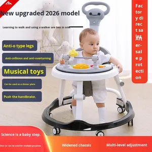 बेबी वॉकर एंटी-टू-लेग मल्टी-फंक्शनल एंटी-रॉलोवर प्लास्टिक 10 किलोग्राम भार क्षमता वाली लड़की बच्चे को चलने में सहायता - Product Image 5