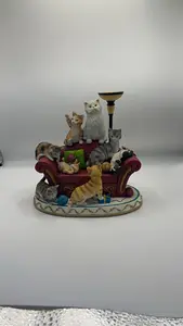 Resin Cute Sofa Cat Home Decoration