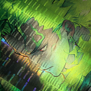 カスタムHolo Foilアートプリントデジタルホログラフィックペーパーネオンインクポスターゲームキャラクターアニメストリームルーム壁装飾ポスター - Product Image 6