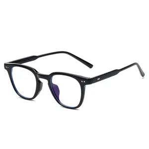 2024 Retro Square TR90 eye wear frames Unisex TR90 Square Eyewear Frame Anti blue light Eye Glasses