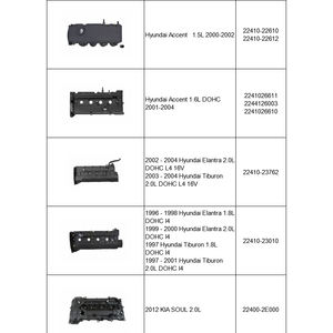Tapa de Válvulas de Motor Gamma G4FC de 1.6L 22410-2B100 para Hyundai I30 I20 <span class=keywords><strong>Kia</strong></span> Soul <span class=keywords><strong>Ceed</strong></span> - Product Image 6