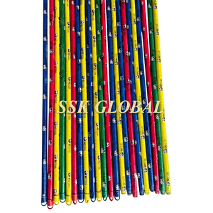 Mejor Precio, Escoba con Diseño de Panda, Palo de Madera de Eucalipto con Revestimiento de PVC, 2.2 x 120 cm, Recogedor con Cerdas Suaves, Ecológico, para Limpieza del Inodoro - Product Image 1