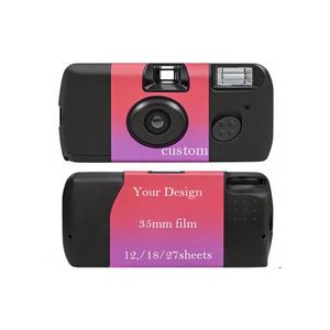 Appareil photo jetable 35 mm avec flash, appareil photo jetable rétro, logo personnalisé pour mariage - Product Image 2