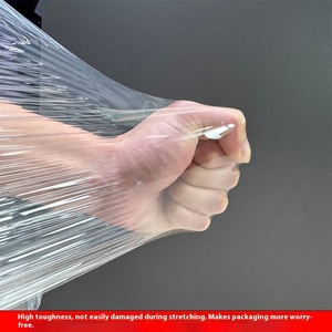 Usine directe PE <span class=keywords><strong>Film</strong></span> étirable 50cm de large résistant à la perforation étanche à l'humidité <span class=keywords><strong>Film</strong></span> d'emballage industriel dureté douce en gros - Product Image 3
