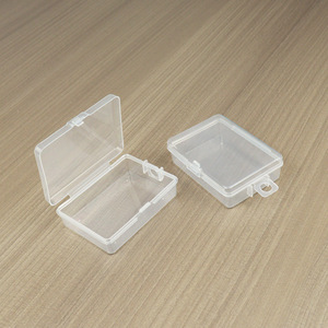 Transparent Plastic <b>Storage</b> <b>Box</b> 7x5x2cm With Lock For Fishing Tackle Accessories Desktop Organizer - Product Image 3