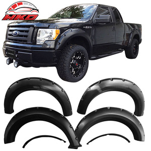 Convient aux Ford F150 de 2009 à 2014, enjoliveurs de roue de style rivet de poche, 4 pièces - Pièces de carrosserie extérieure en PP, remplacement de panneau de carrosserie - Product Image 1