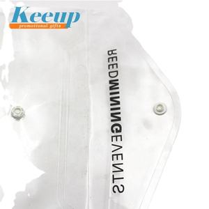 Promotional Giveaways Office Custom Waterproof Pvc clear Envelope Bag Cosmetic Bag Transparent <b>File</b> <b>Document</b> Bag with Button - Product Image 2
